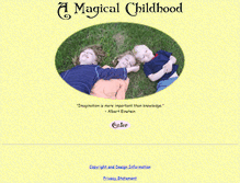 Tablet Screenshot of magicalchildhood.com